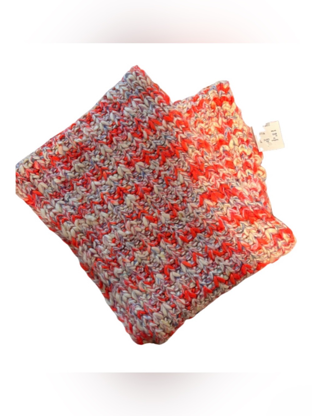 AMERICAN EAGLE- Infinity scarf oranges/beige soft